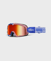 100% Barstow Goggle 123 Klan / Mirror Red Lens
