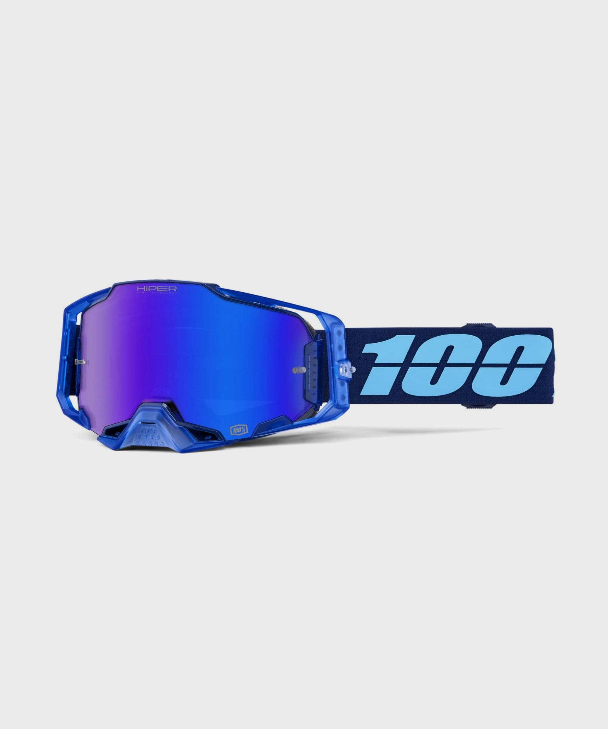 100% Armega Goggle Coupe/ HiPER Mirror Blue Lens