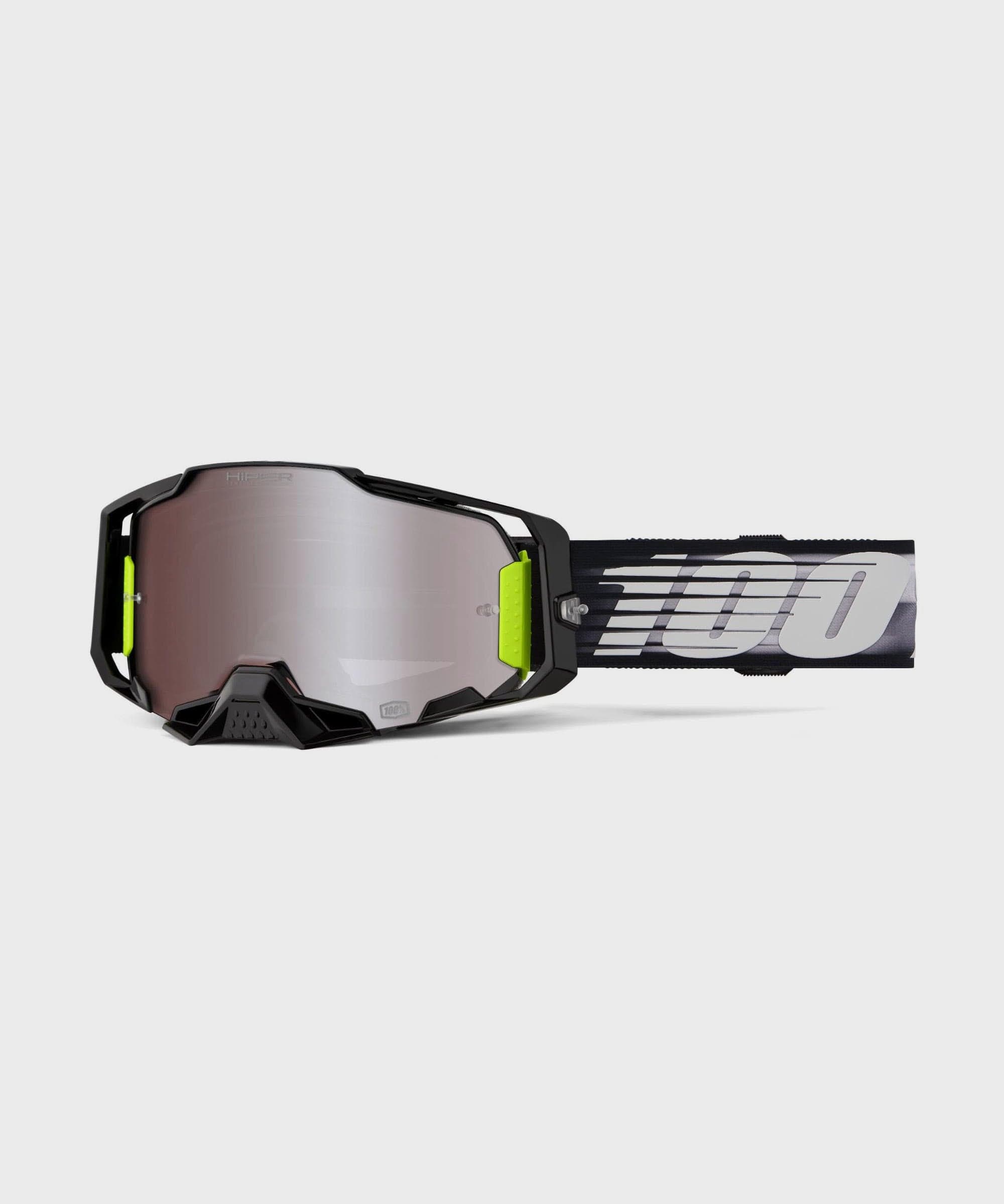 100% Armega Goggle Lightspeed / HiPER Mirror Silver Lens