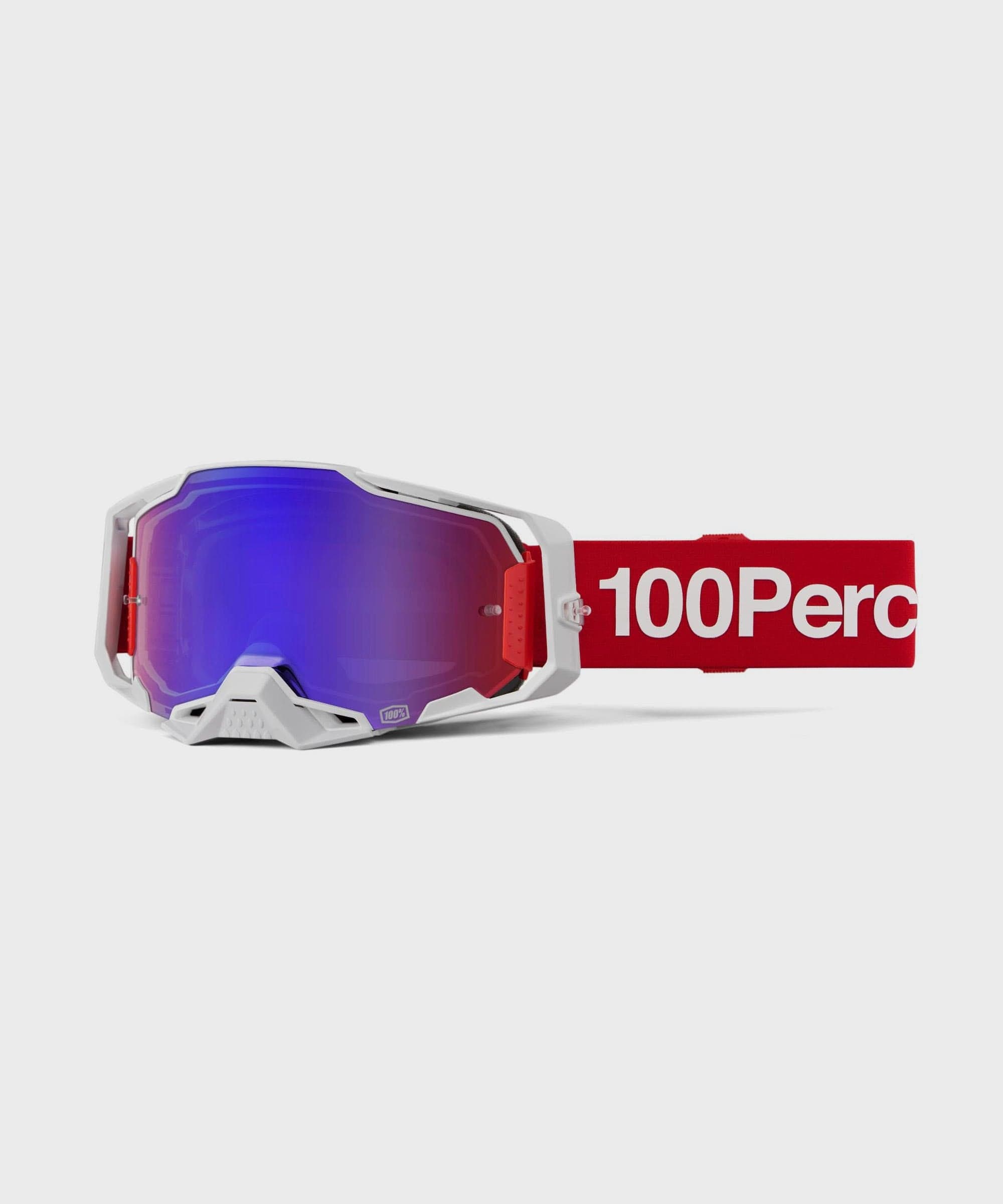 100% Armega Goggles Corbin / Mirror Red/Blue Lens