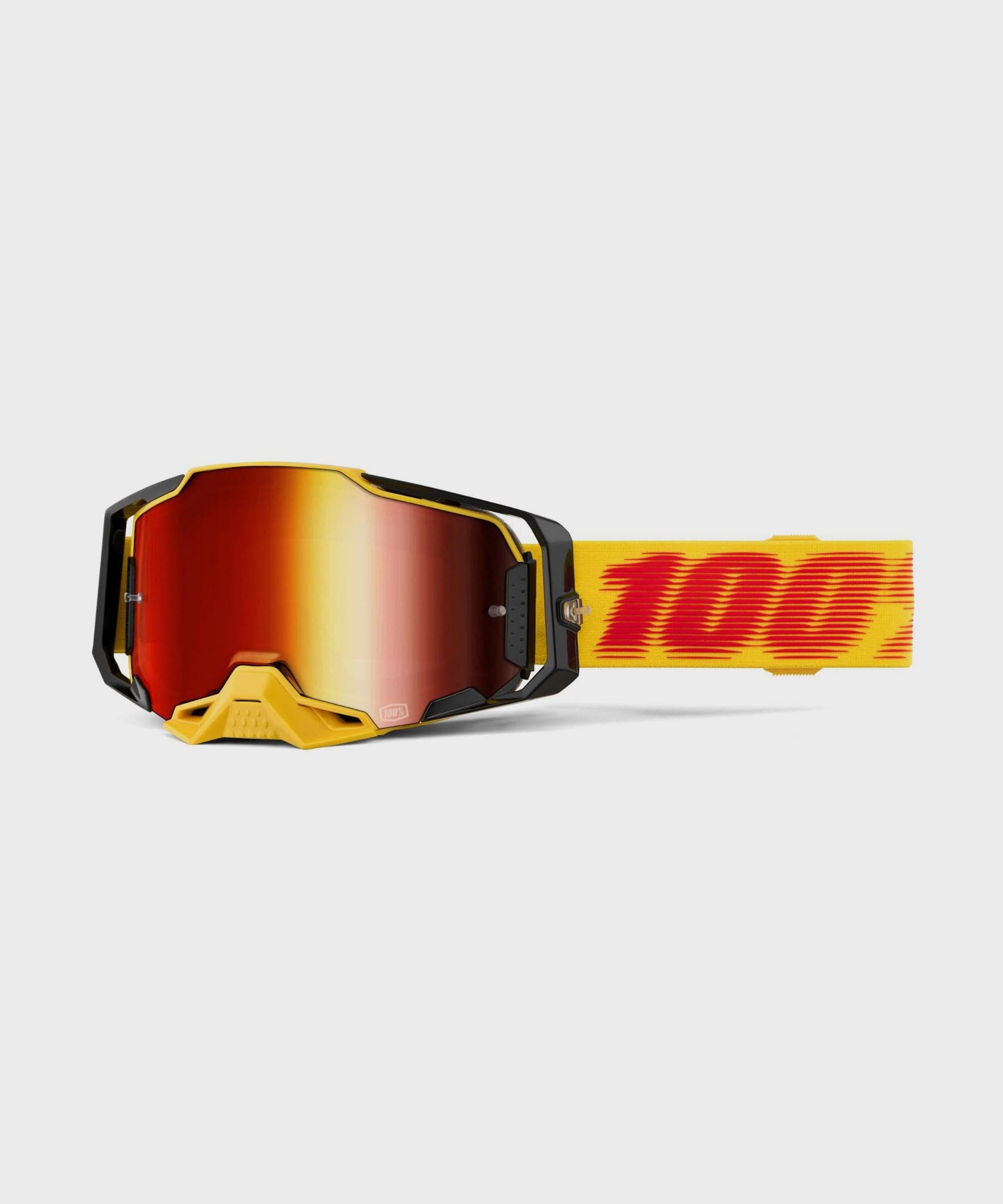 100% Armega Goggles Tetsu / Mirror Red Lens