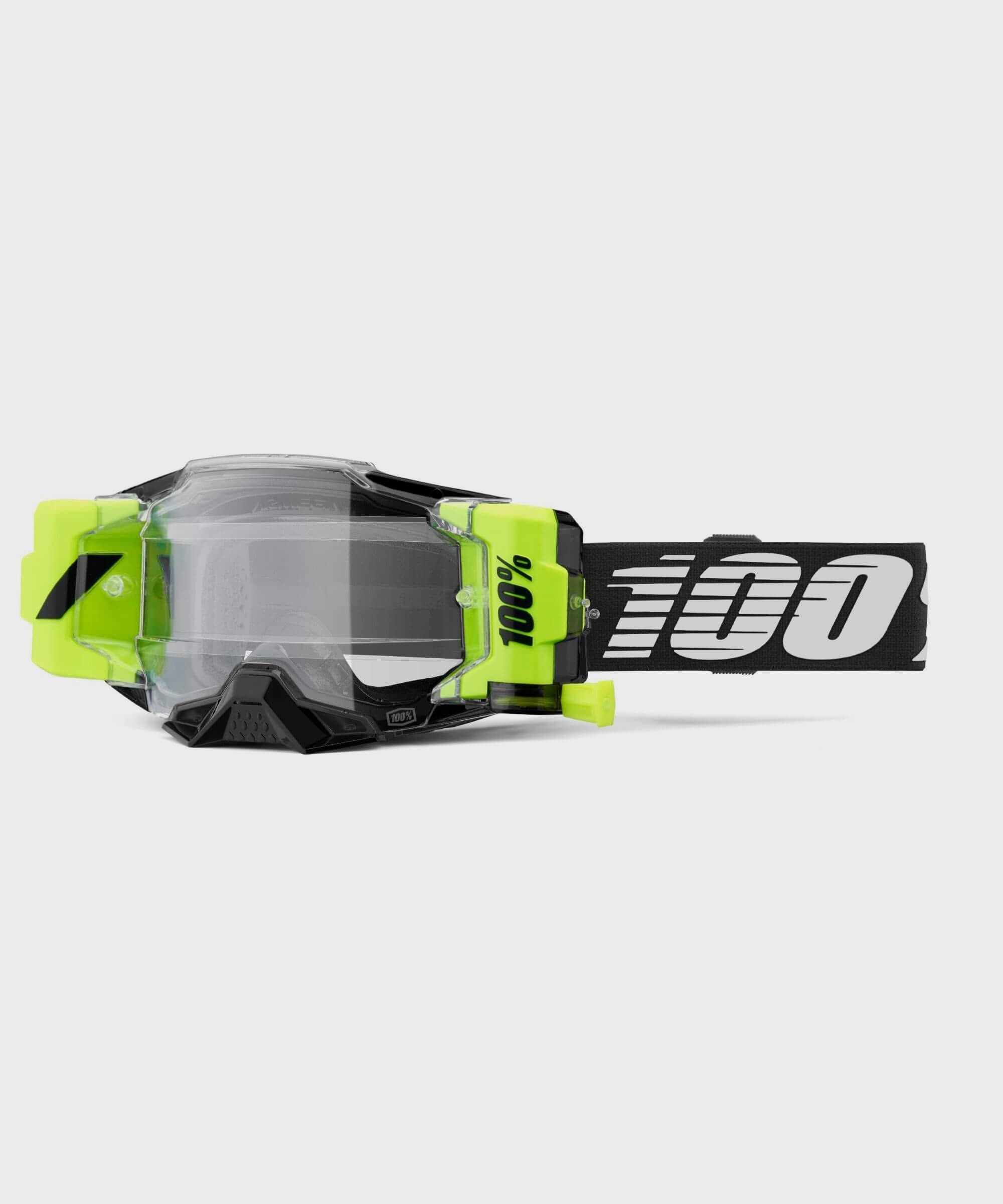 100% Armega Forecast Goggle Black / Clear Lens
