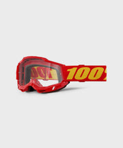 100% Accuri 2 Goggle Red / Clear Lens