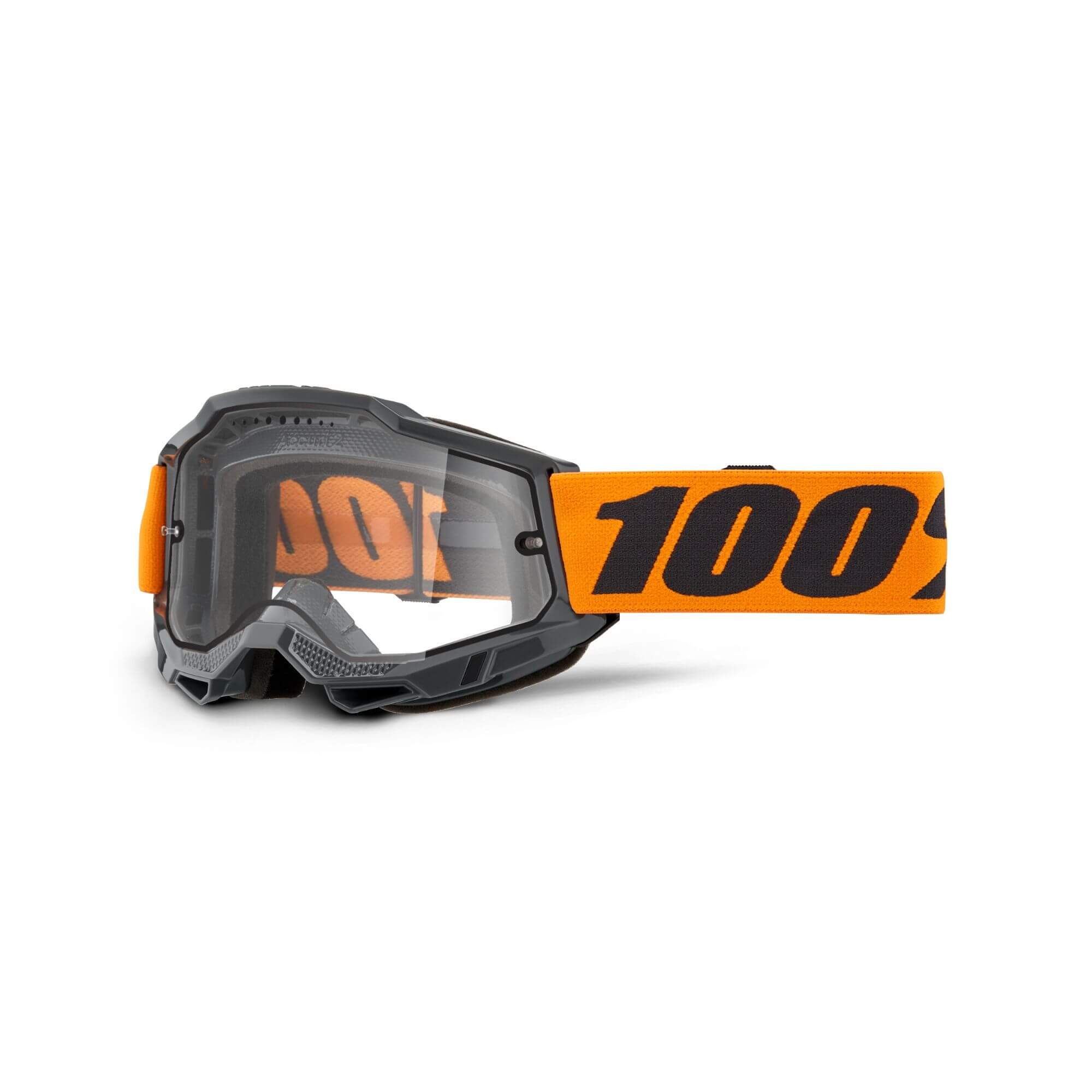 100% Accuri 2 Enduro MTB Goggles Orange / Clear Lens