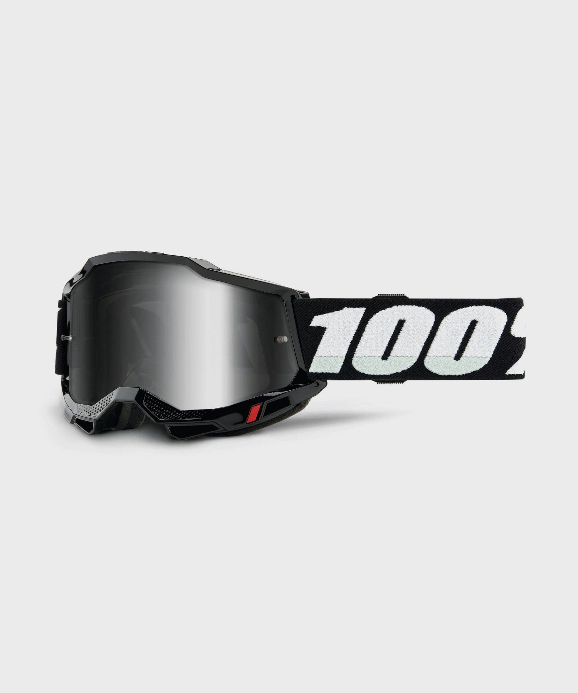 100% Accuri 2 Youth Goggle Black / Mirror Silver Lens
