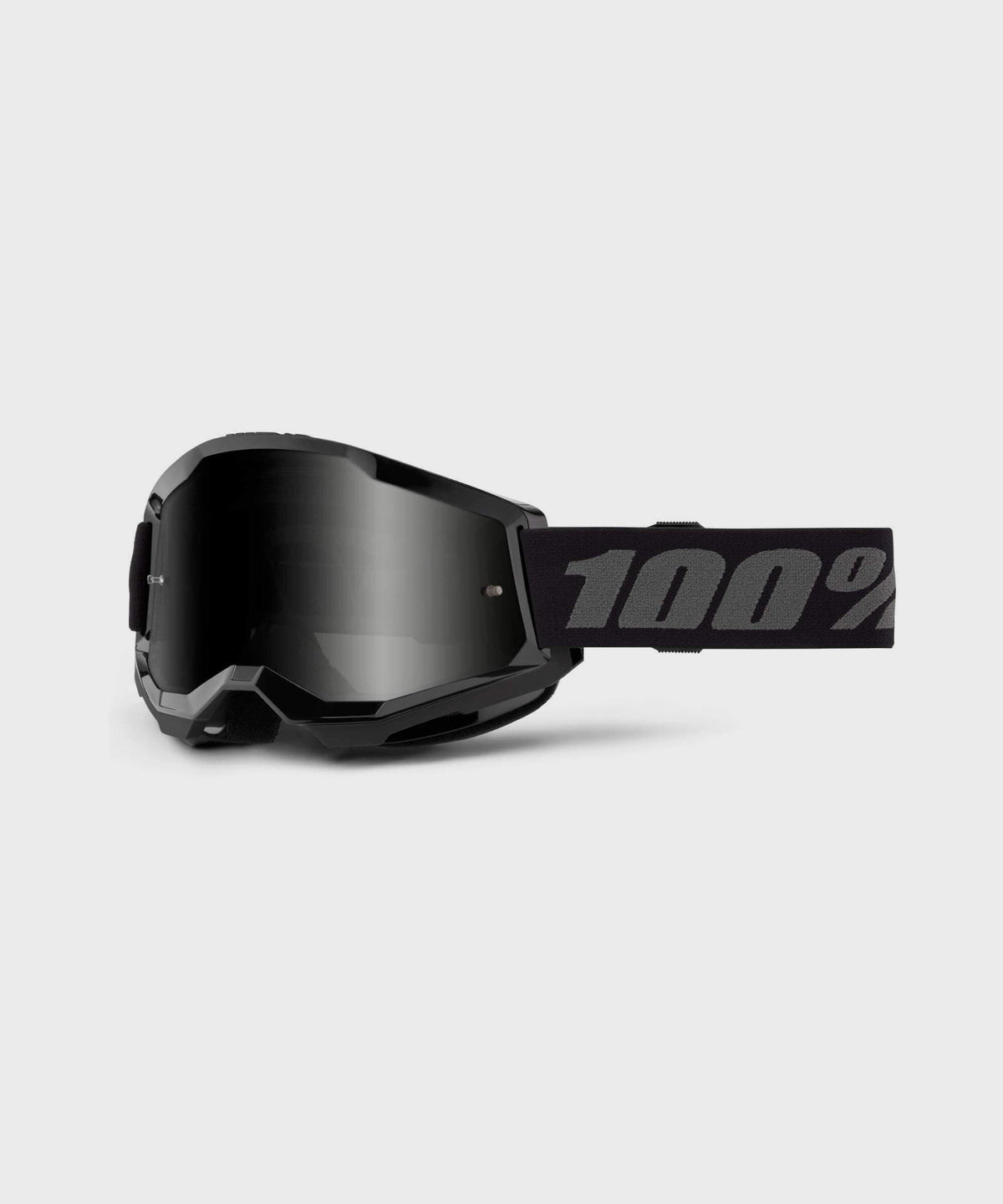 100% Strata 2 Sand Goggle Black / Smoke Lens