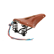 Brooks Flyer-Carved Std Saddle Honey