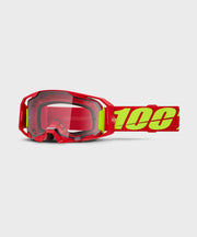 100% ARmatic Goggles Red / Clear Lens