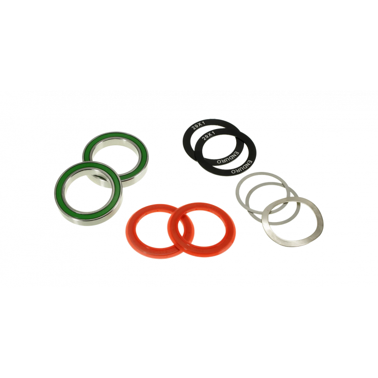 Enduro Bearings BB30 - Bearing Kit - 440C Stainless A/C - 29mm - Silver
