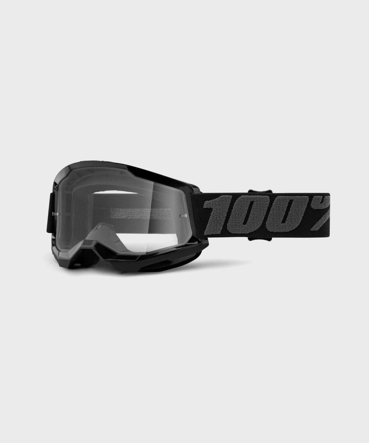 100% Strata 2 Goggle Black / Clear Lens