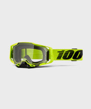 100% Armega Goggles Nuclear Citrus / Clear Lens