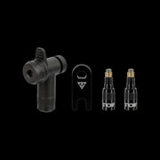 Topeak Turboflow Valve Combo W/Rapidhead -  - Black