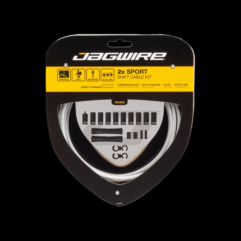 Jagwire Sport Shift Kit 2x -  - Sterling Silver