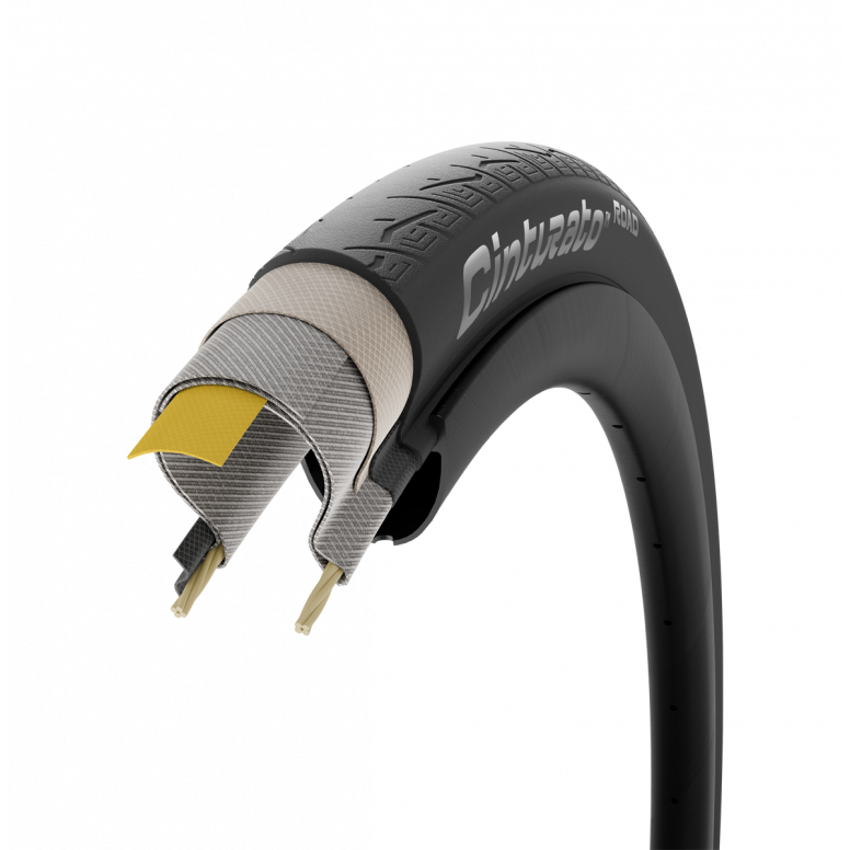 Pirelli Cinturato Road Black / Smartnet Silica / Techwall+ / 700c / Clincher - Folding Bead