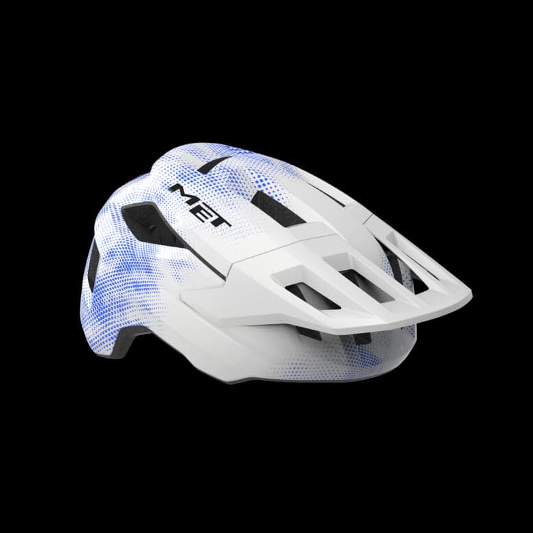 MET Shelter Youth - 52-56cm (Uni-Size) - White/Blue