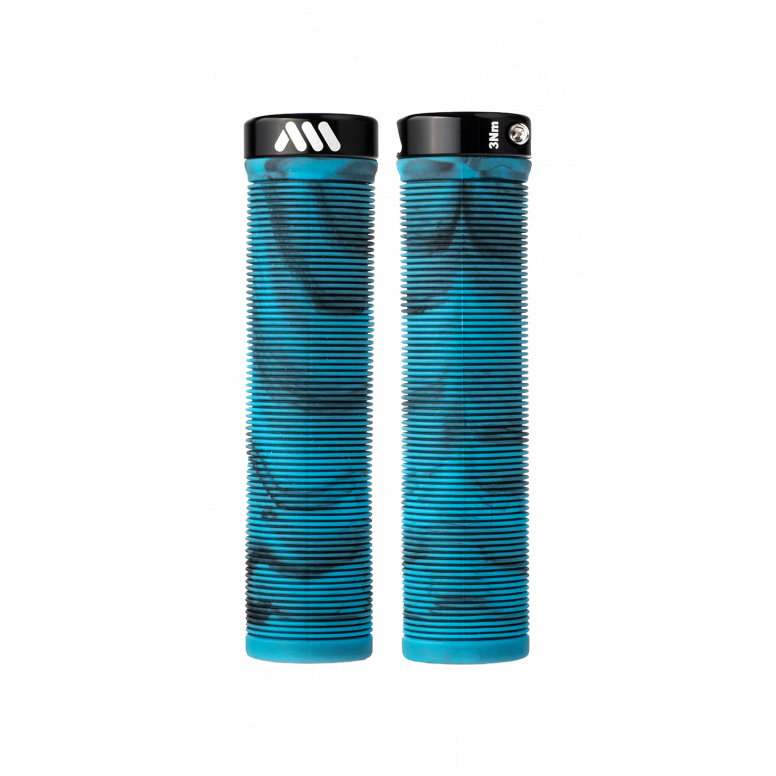 All Mountain Style Barcode Grips -  - Blue