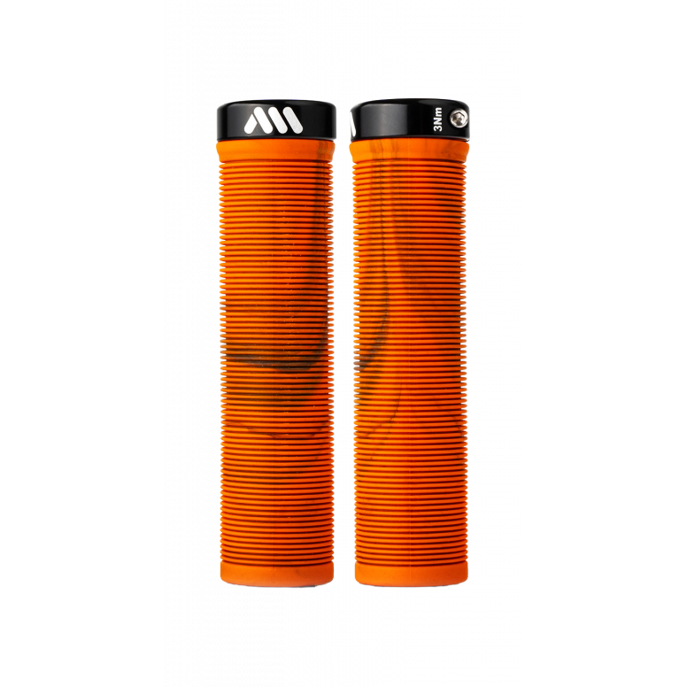 All Mountain Style Barcode Grips -  - Orange