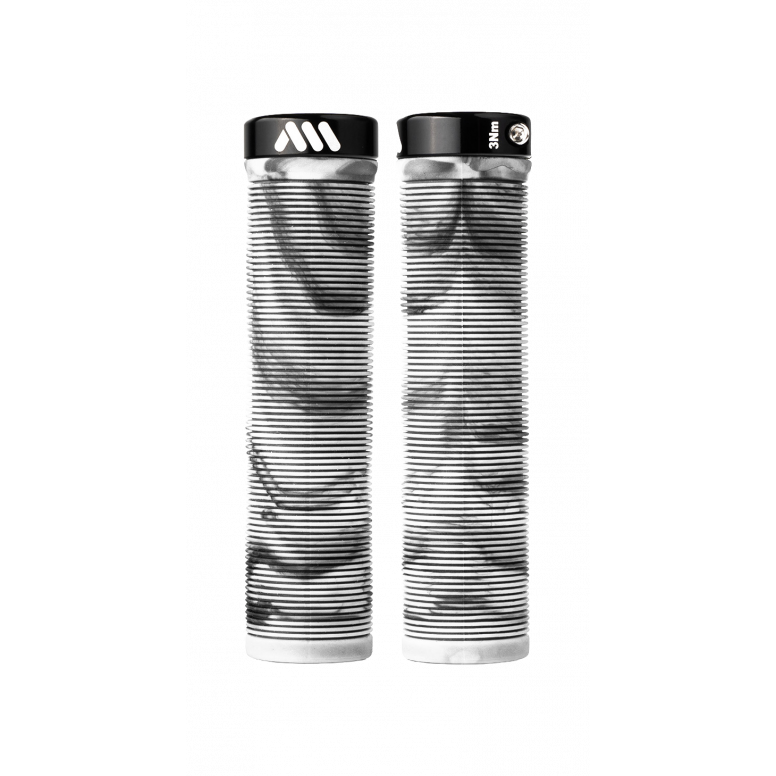 All Mountain Style Barcode Grips -  - White