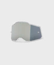 100% Racecraft 2 / Accuri 2 / Strata 2 Injected Replacement Lens - Silver