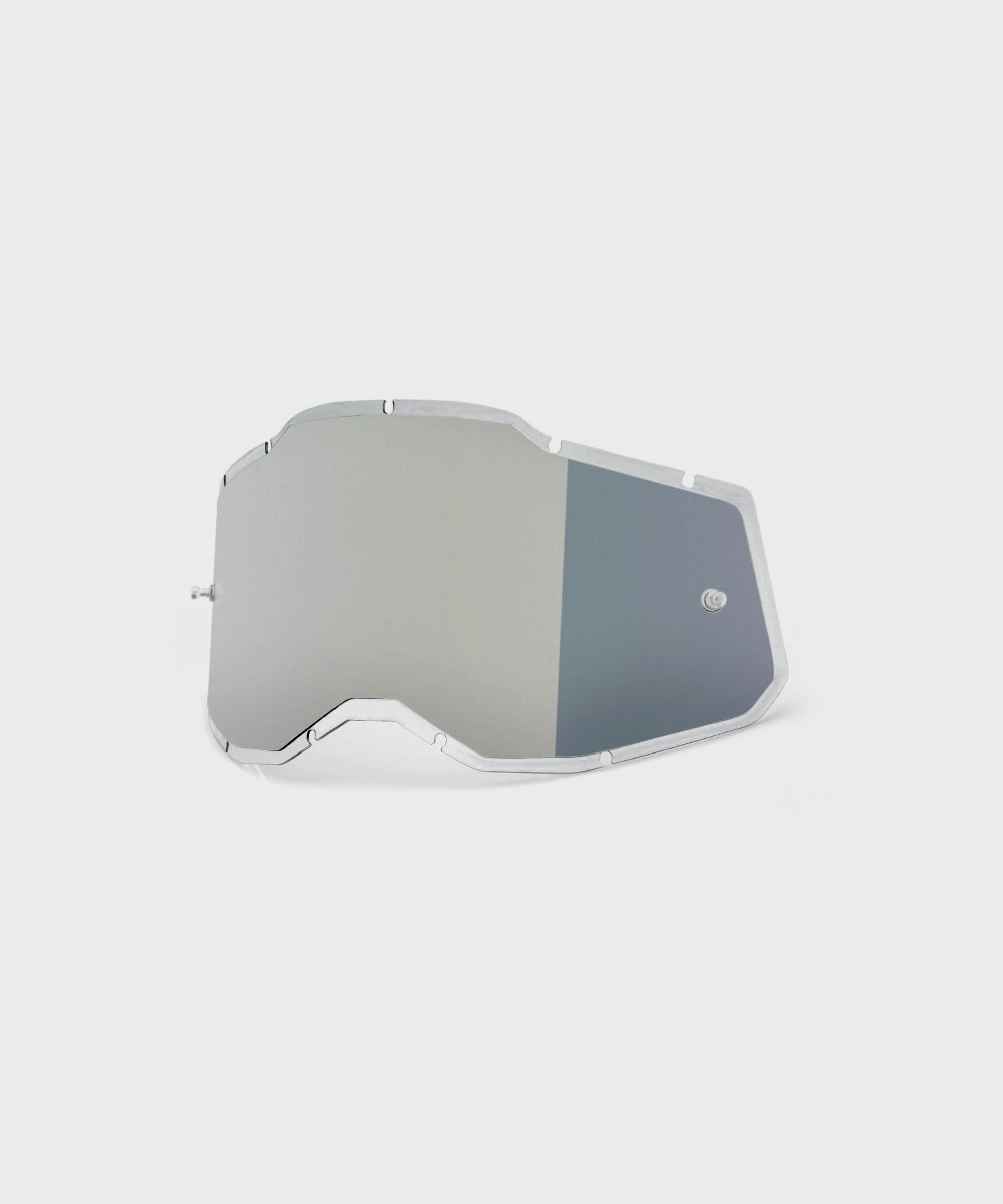 100% Racecraft 2 / Accuri 2 / Strata 2 Injected Replacement Lens - Silver