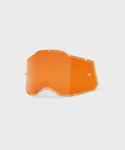 100% Racecraft 2 / Accuri 2 / Strata 2 Injected Replacement Lens - Persimmon