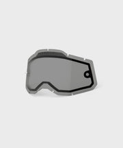 100% Racecraft 2 / Accuri 2 / Strata 2 Dual Pane Vented Lens - Smoke