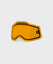 100% Racecraft 2 / Accuri 2 / Strata 2 Dual Pane Vented Lens - Persimmon