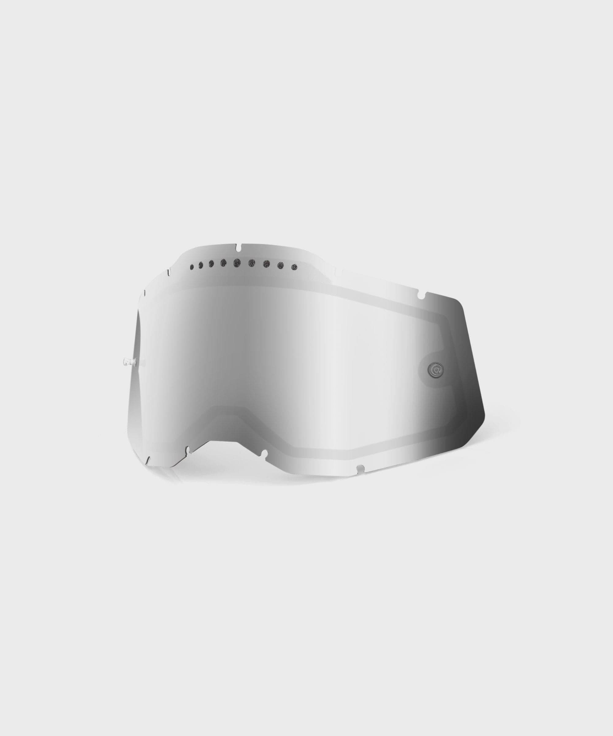 100% Racecraft 2 / Accuri 2 / Strata 2 Dual Pane Vented Lens - Silver Mirror