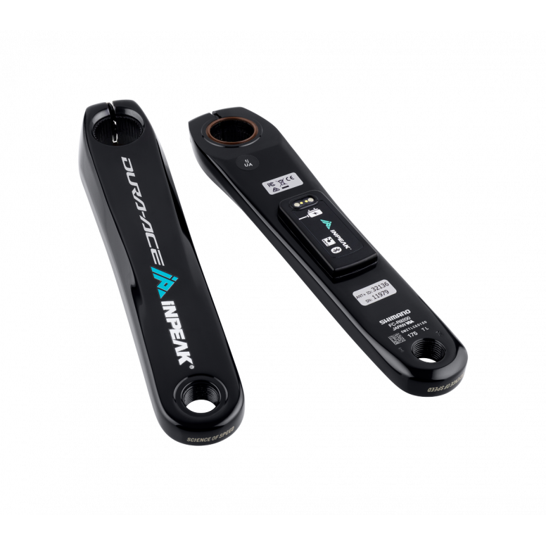 INPEAK DURA ACE R9200 POWERCRANK-E - SINGLE - 172.5mm - Black