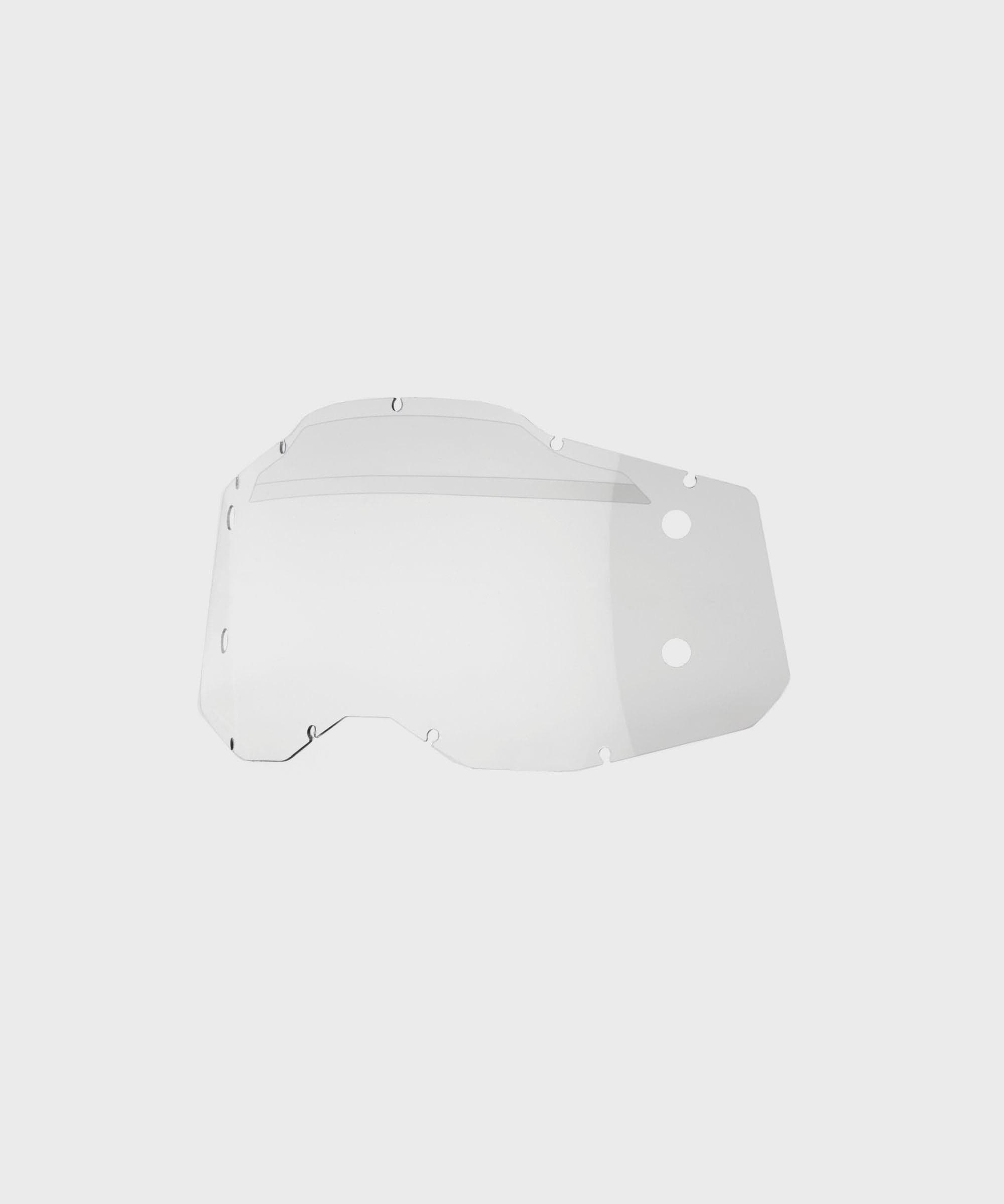 100% Racecraft 2 / Accuri 2 / Strata 2 Forecast Replacement Lens Clear / No Bump