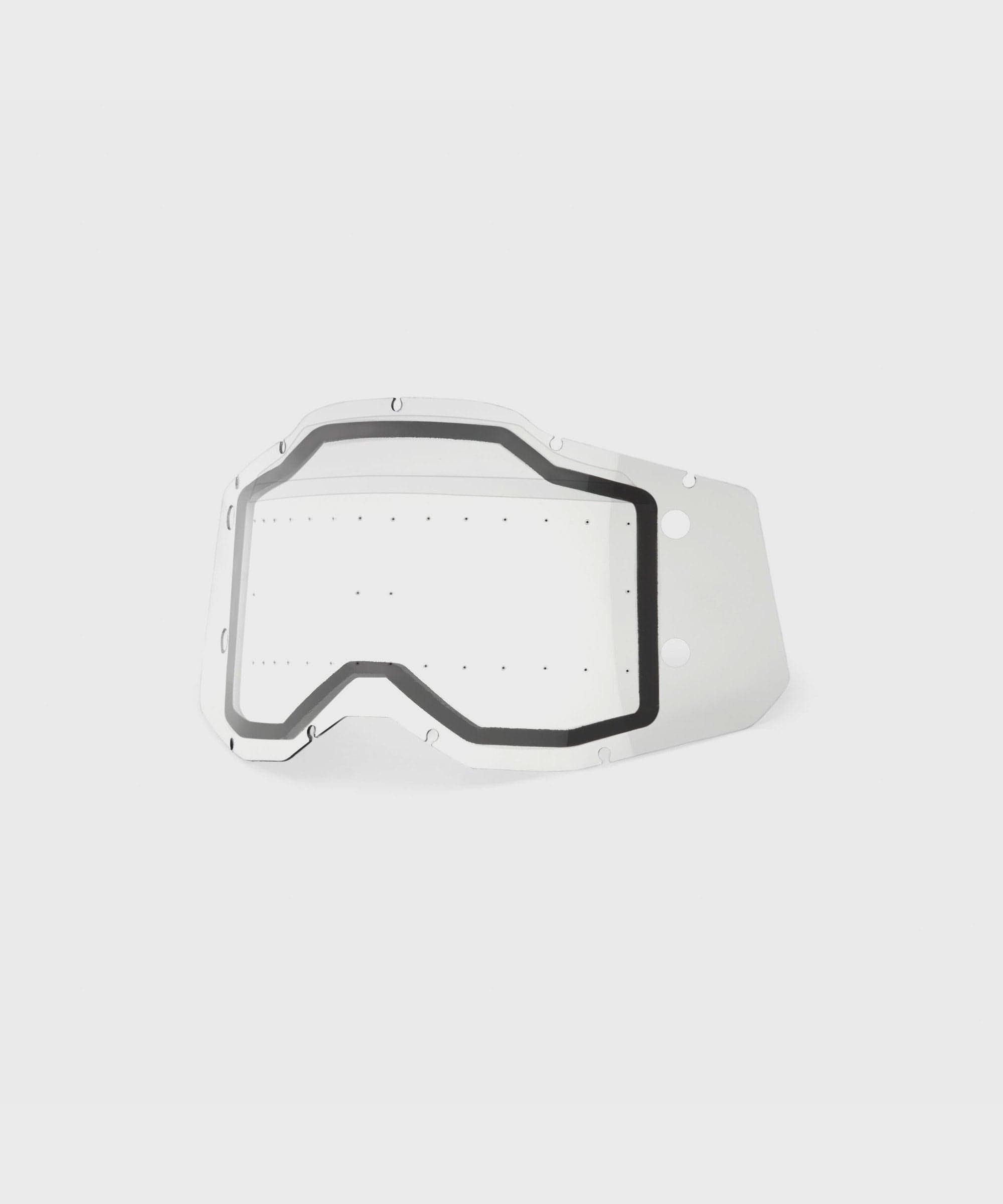 100% Racecraft / Accuri / Strata 2 Forecast Replacement Dual Pane Lens Clear