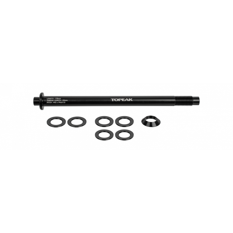 Topeak Zi:Rak Thru-Axle - 12x1.5mm - Black