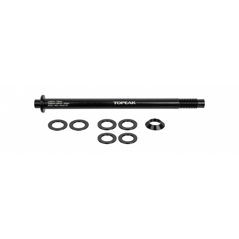 Topeak Zi:Rak Thru-Axle - 12x1.75mm - Black