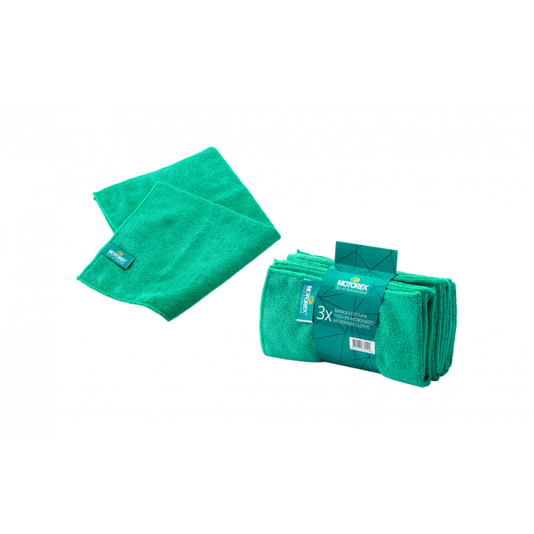Motorex Microfibre Cloth - 3 Pack -  - Turquoise