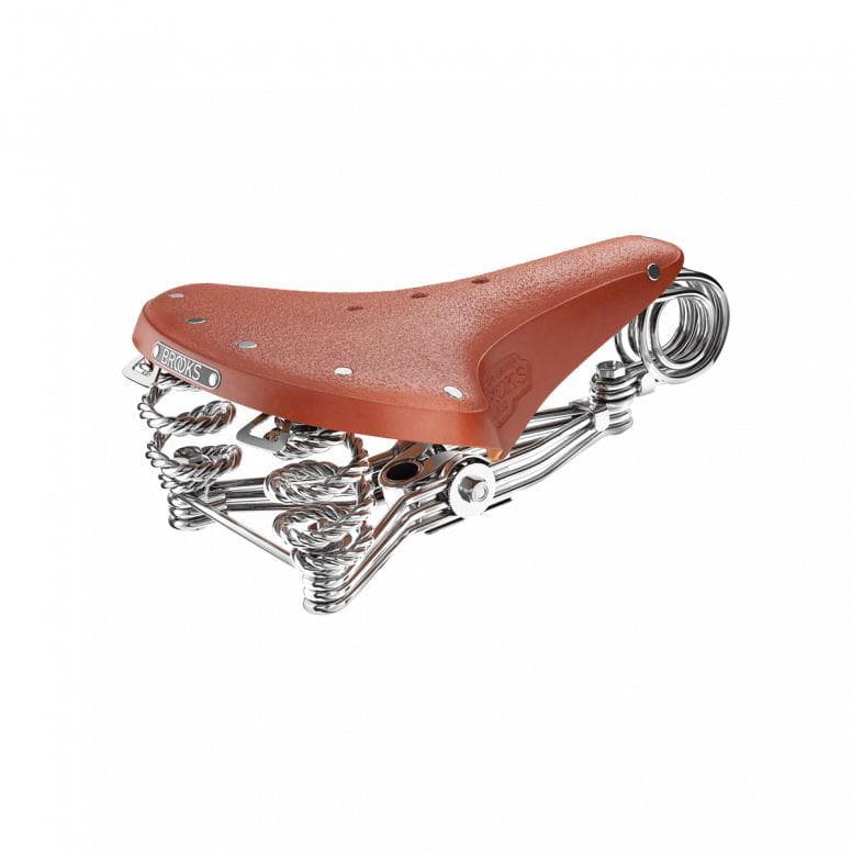 Brooks B33 W/Clamp Honey Mens Leisure Saddle - 235mm