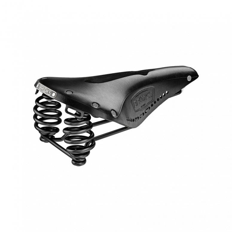 Brooks Flyer-Carved Std Blk Mens Touring Saddle - 175mm