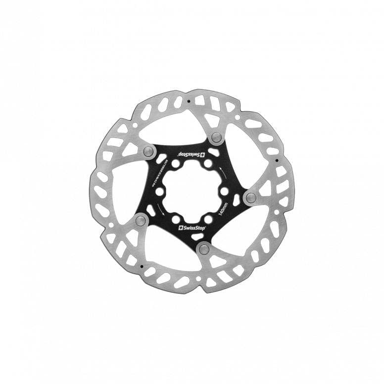 SwissStop Catalyst Pro - 6 Bolt - Silver/Black