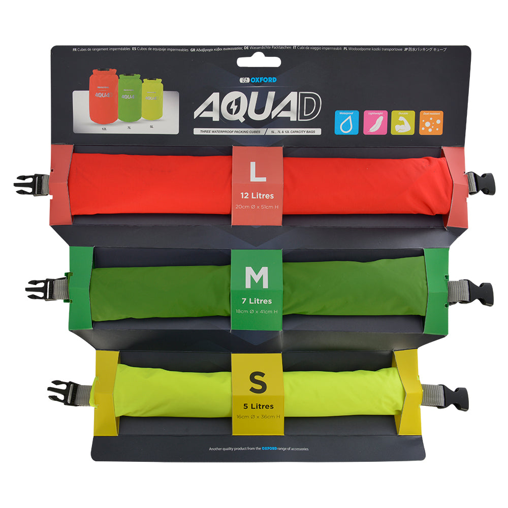 Oxford Aqua D Dry Bags (Pack of 3)