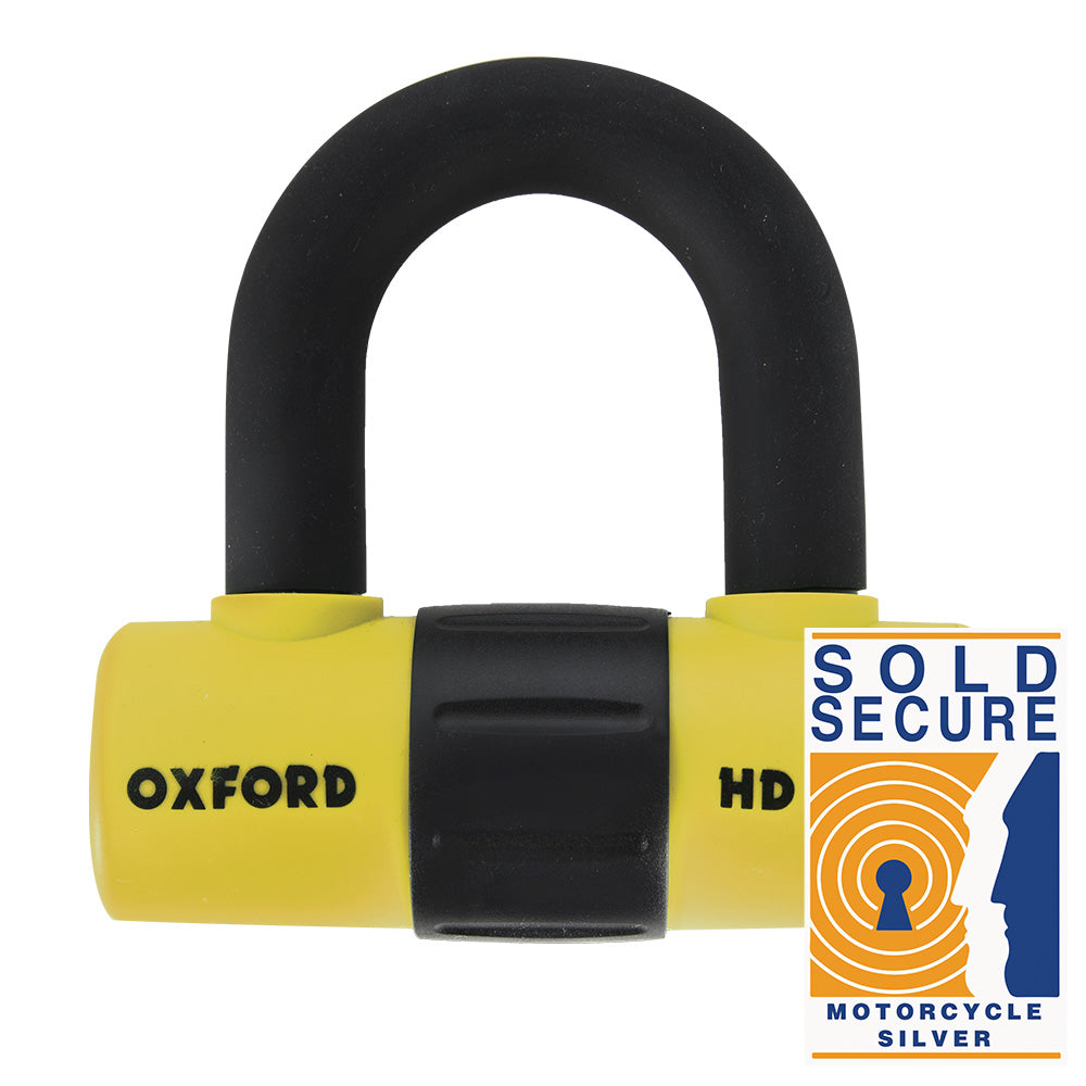 Oxford HD Max 14mm Disc Lock Yellow