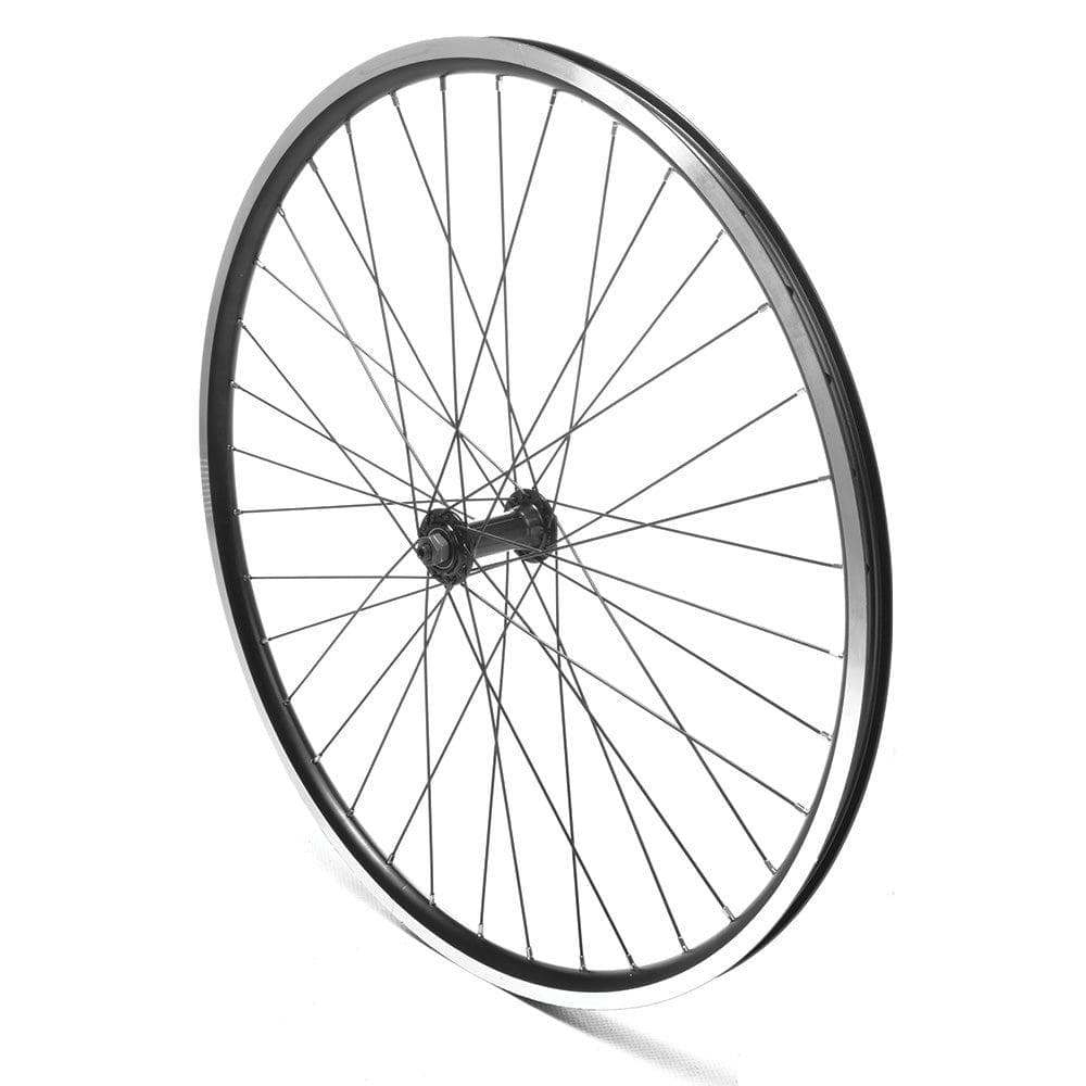Front Wheel 700c Hybrid Black Double Wall QR