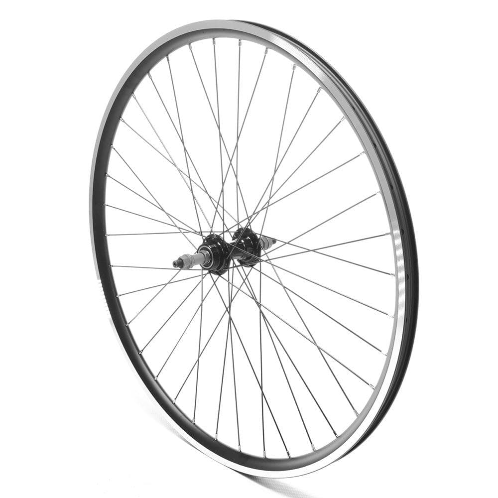 Rear Wheel 26' MTB Cassette Silver S/Wall QR V-Brake