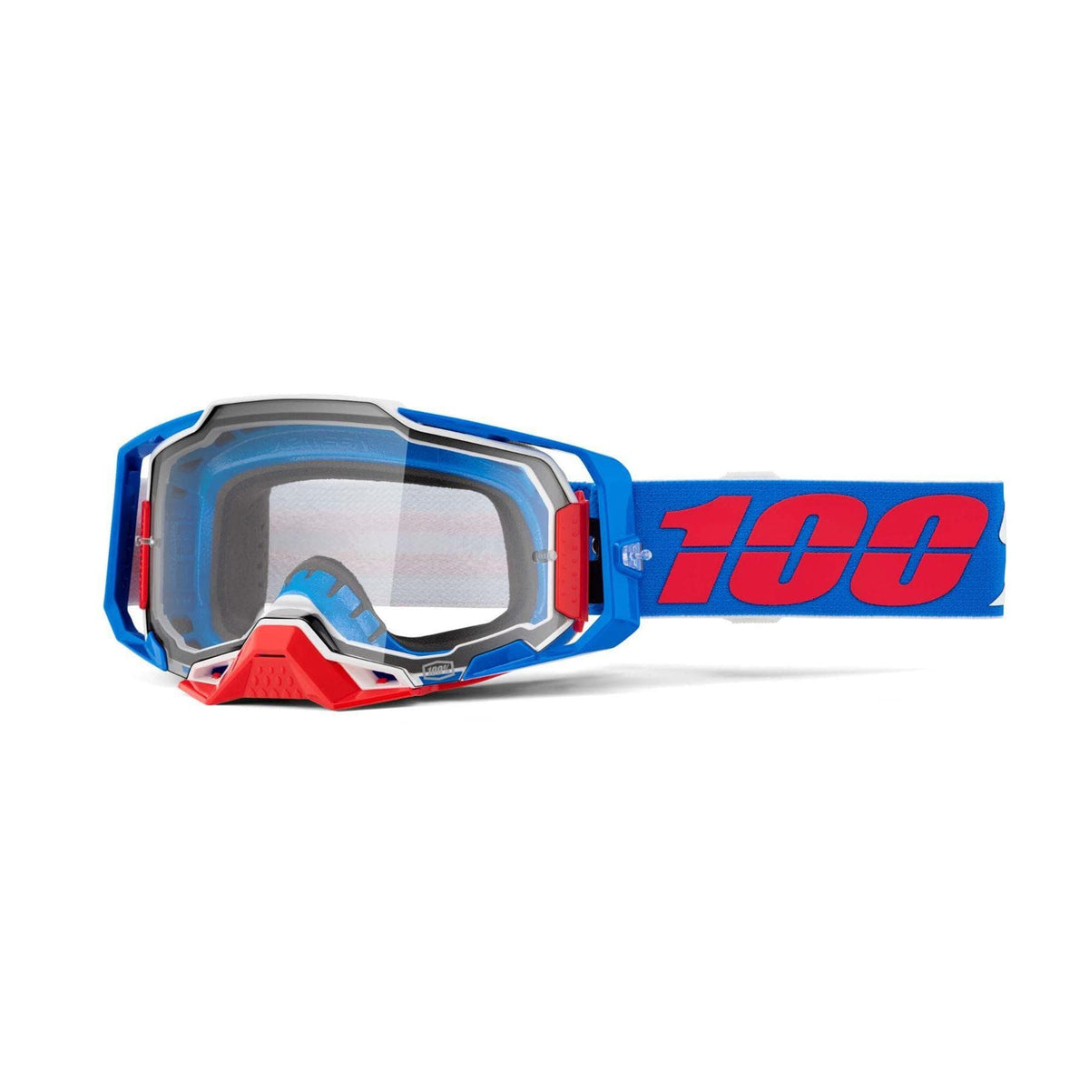 100% Armega Goggles Ironclad / Clear Lens