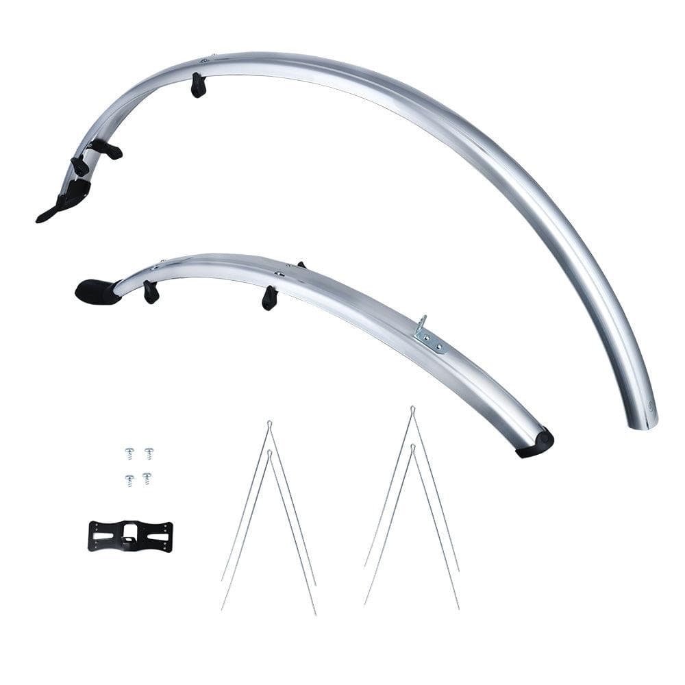 Oxford 700c Hybrid Mudguard Set Silver