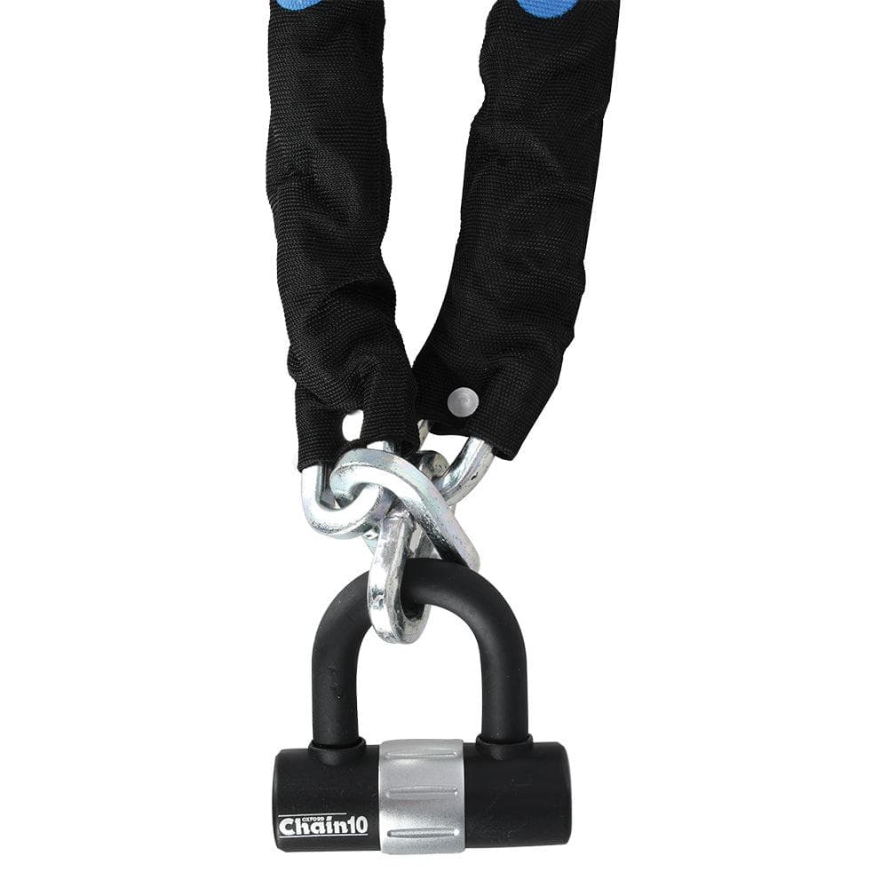 Oxford Chain 10 Chain Lock & Mini Shackle 10mm x 1400mm