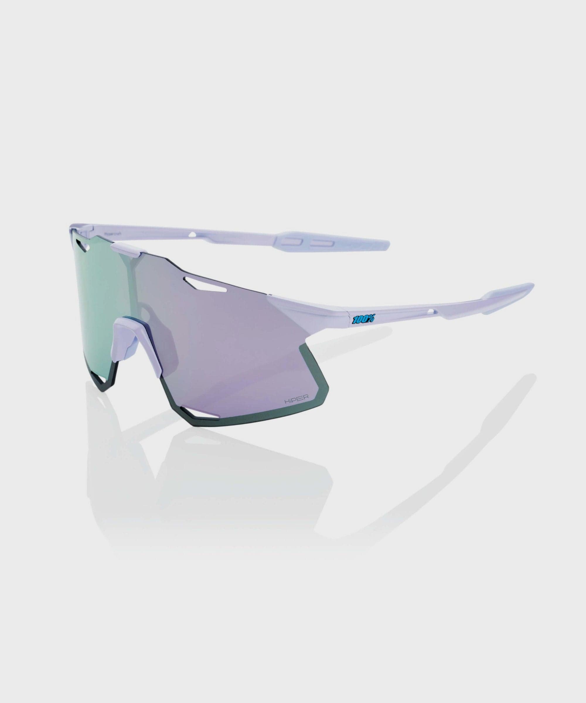 100% Hypercraft Glasses - Gloss Lavender / HiPER Lavender Mirror Lens