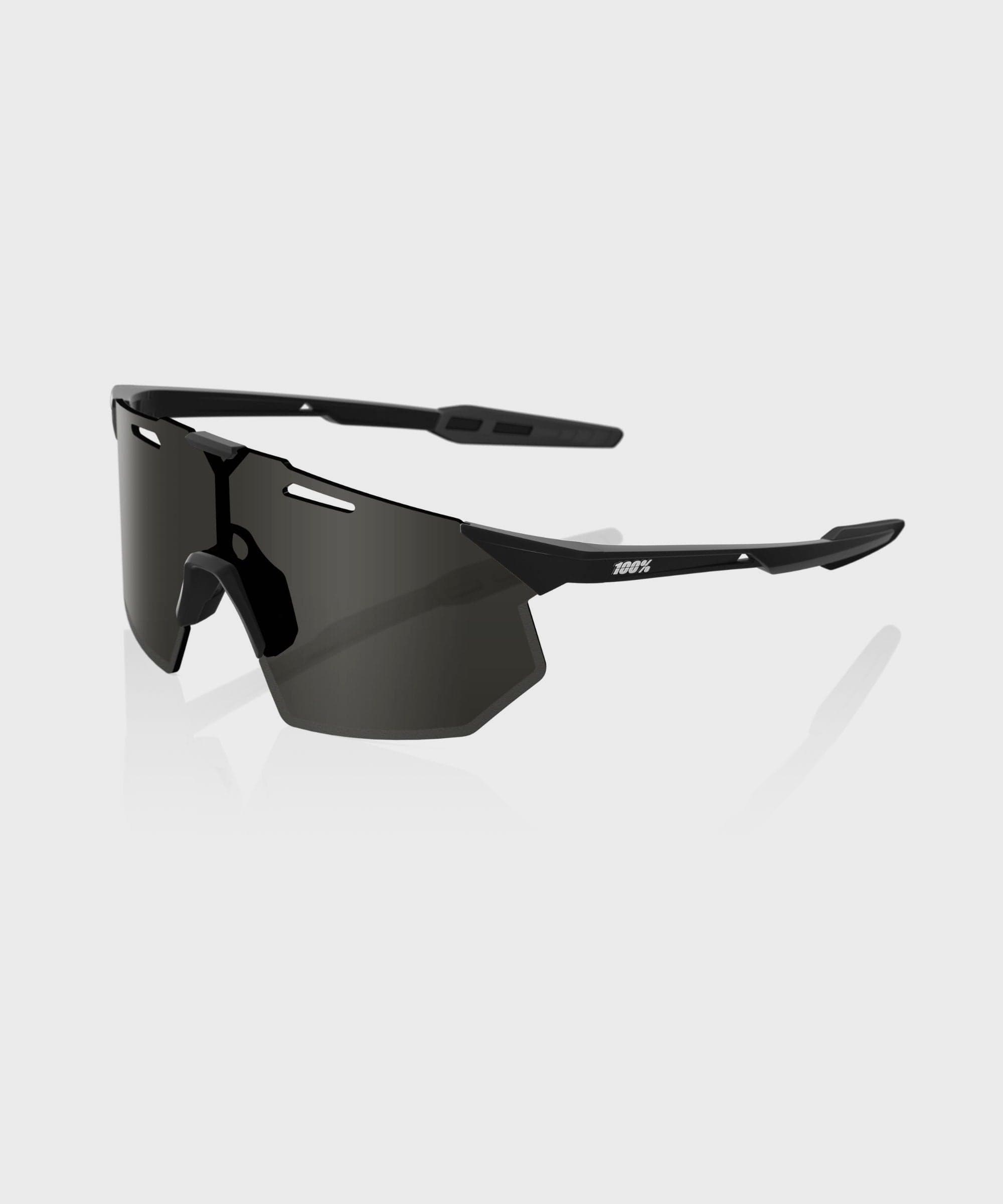 100% Hypercraft SQ Glasses - Matte Black / Smoke Lens