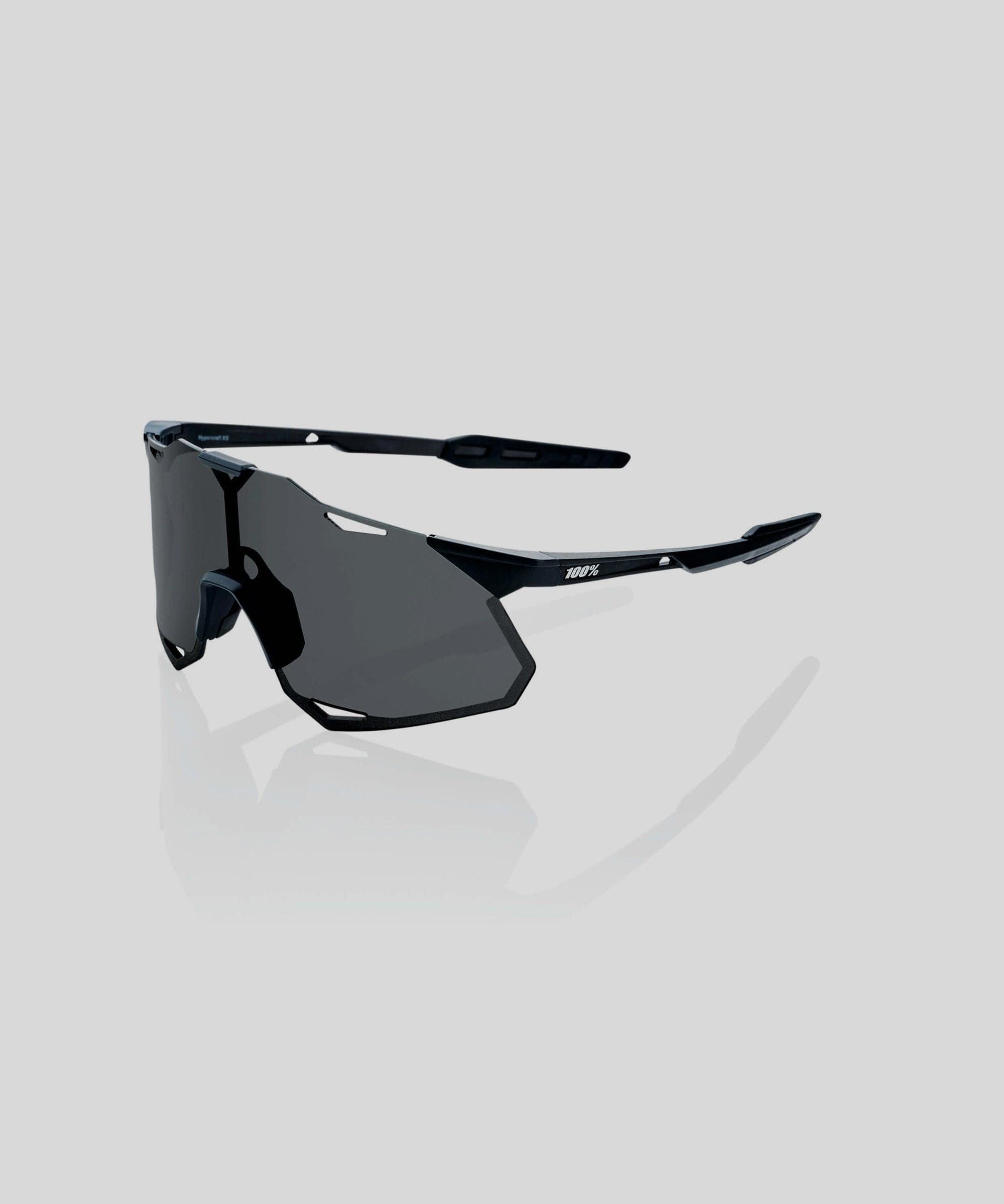 100% Hypercraft XS Glasses - Matte Black / Smoke Lens