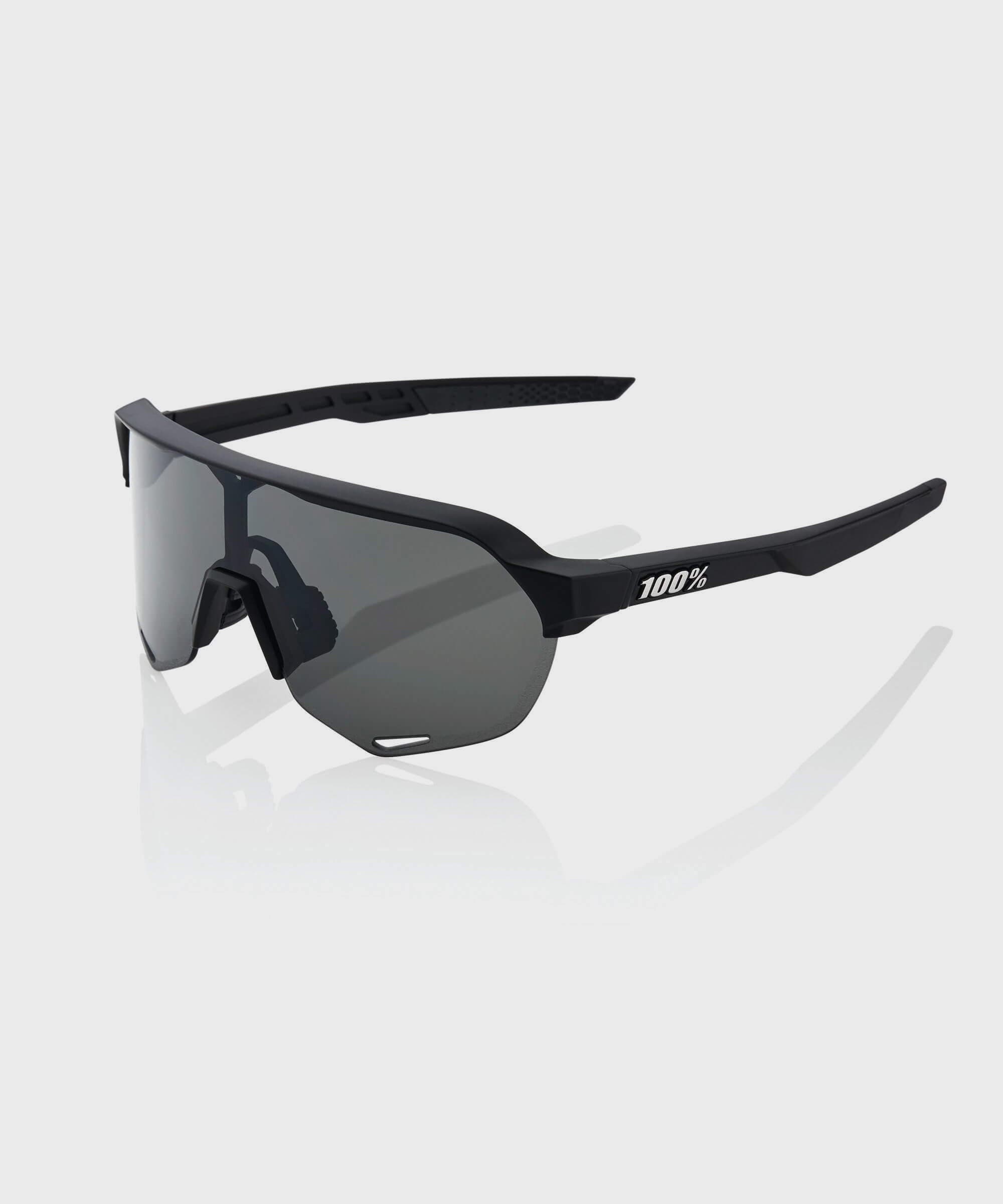 100% S2 Glasses - Soft Tact Black / Smoke Lens