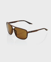 100% Konnor Glasses - Soft Tact Havana / Bronze PEAKPOLAR Lens