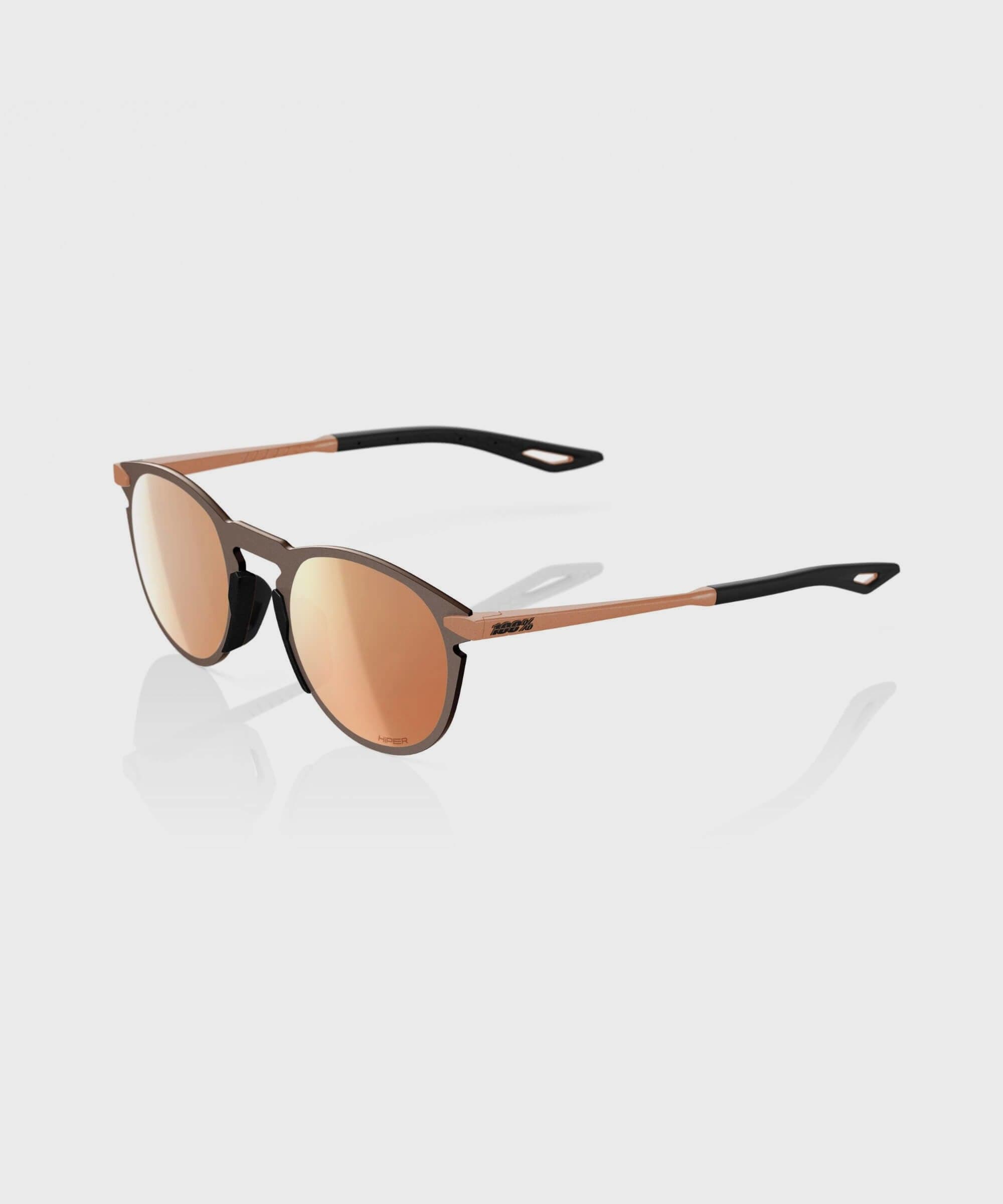 100% Legere Round Glasses - Matte Copper Chromium / HiPER Copper Mirror Lens